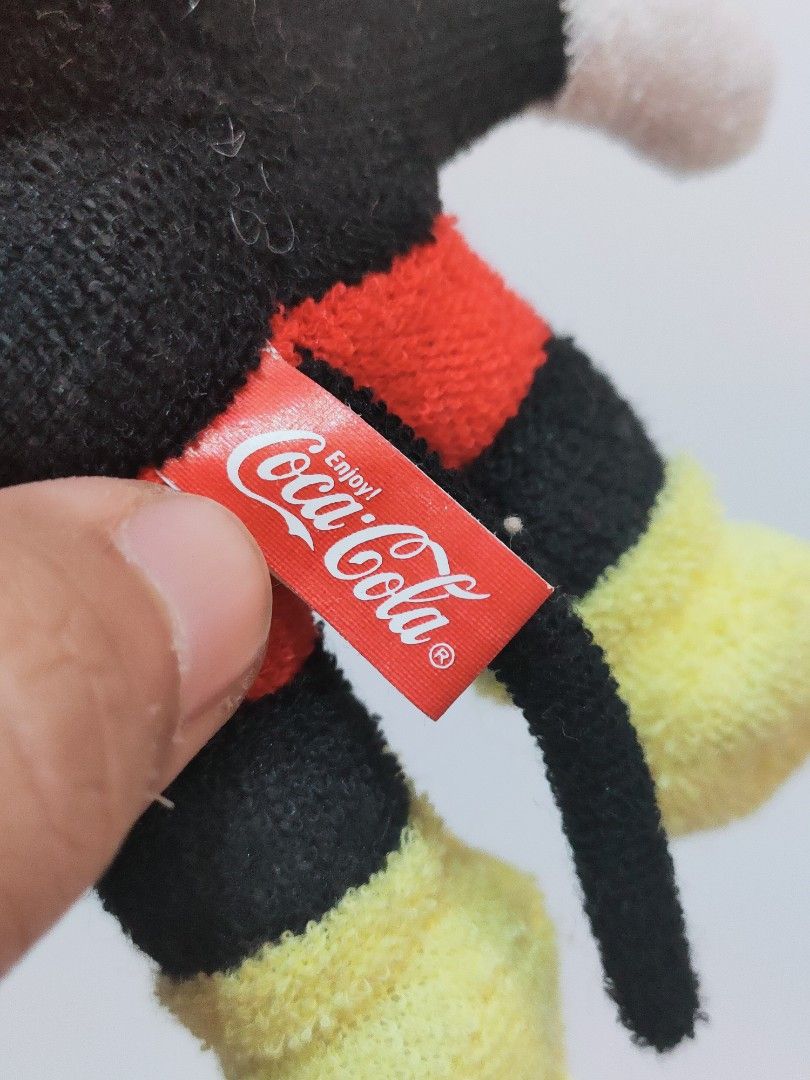 Disney x Coca Cola Mickey Mouse Plush Charm (Category: Plushies & Soft Toys) located in Antipolo. Submitted by bhabiegraciefashionlab (Listing ID 1467374936, Image 3). Description: ✨Disney x Coca Cola Mickey Mouse Plush Charm 🇯🇵Authentic From Japan 🔖Like New 📸Actual Photos posted, what you see is what you'll get 😍Perfect for Disney / Mickey Mouse / Coca Cola Fans and Collectors or for gifting 💸MOP 👉🏻Gcash /Maribank/GoTyme 🚚MOD 👉🏻J&T / 