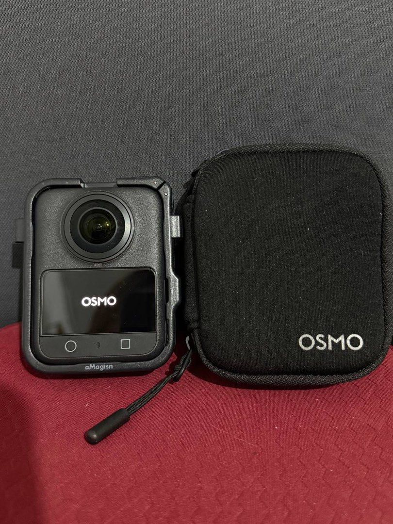 DJI Osmo 360 Adventure Combo (Category: Video Cameras) located in San Juan City. Submitted by rmgdm94 (Listing ID 1467419883, Image 3). Description: Rfs: decluttering - DJI Osmo 360 Adventure Combo complete set - Includes 360 action camera with protective case - Includes battery case with 3 Extreme Battery Plus units - Includes 1.2m invisible selfie stick - Comes with original retail box and zippered carrying pouch - Perfect all-in-one kit for tr