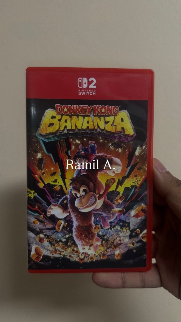 Donkey Kong Bananza Nintendo Switch (Category: Nintendo) located in Manila. Submitted by ming7071 (Listing ID 1467444304, Image 1). Description: Donkey Kong Bananza Nintendo Switch ₱2,900 Fixed price Taguig area Pickup & meetup nearby Shipping thru Lalamove/LBC/J&T (non-COD/COP).