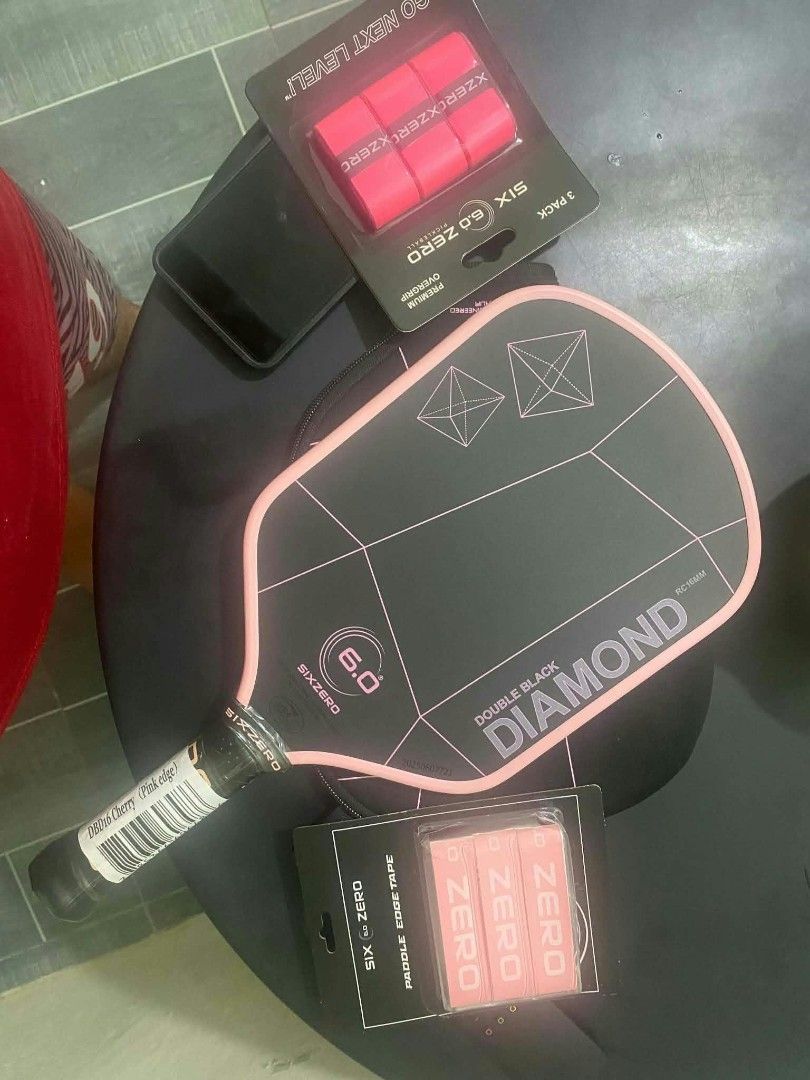 DOUBLE BLACK DIAMOND PICKEDBALL (Category: Looking For) located in Manila. Submitted by anne_011 (Listing ID 1467513387, Image 2). Description: NEW PICKED BALL with paddle edge tape color pink bagong bago never nagamit. need lang ng pera.
