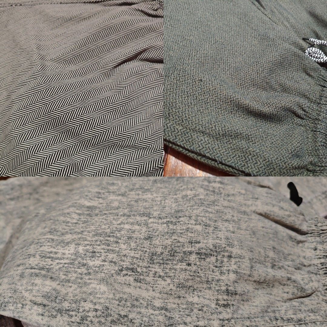 DRAWSTRING SHORTS (Category: Shorts) located in Manila. Submitted by xoien (Listing ID 1467479783, Image 1). Description: DRAWSTRING SHORTS conditions: 9/10 size: up to 32 waistline color: white, black/white, green ⏹️PRICE; 200 (3pcs na) 🟡may mga pattern design yan 🟡goods na goods for daily 🟡spandex/cotton tela 🟡3 pockets lahat yan 🟡hanggang pang size 32 waistline only 🟡maganda pang porma kasi above the knee 🟡color may be varie due lightni