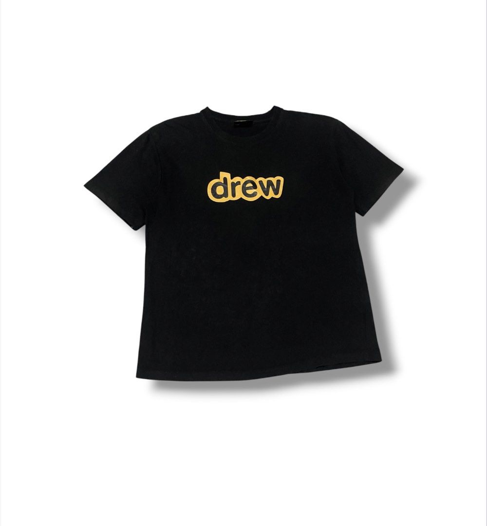 Drew House Script Tee (Category: Tshirts & Polo Shirts ) located in Bulacan. Submitted by sanjisthrift (Listing ID 1467528620, Image 1). Description: Size Medium Width 20.5 Length 25 Well Used 8.8/10 Minor Discoloration .
