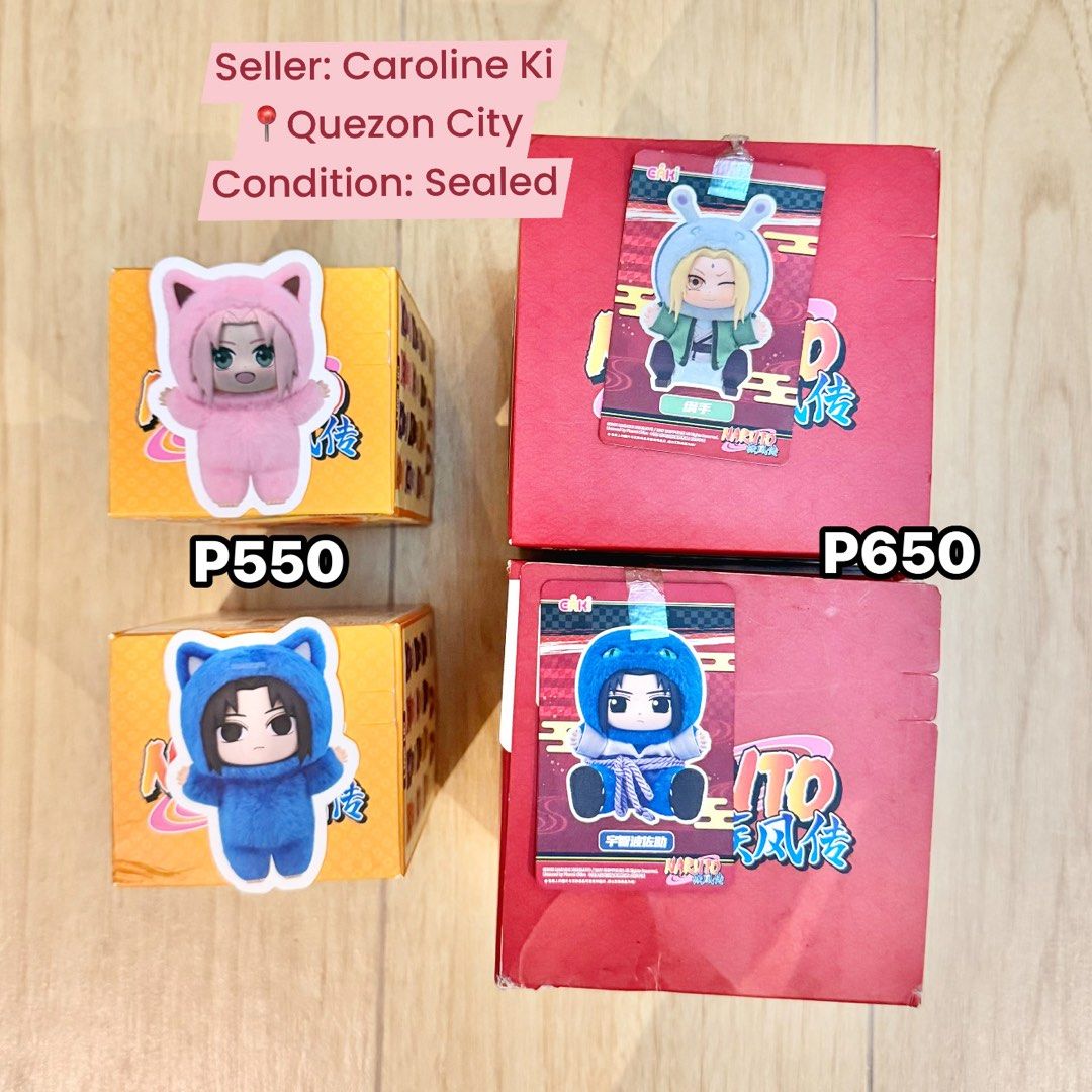 EAKI Naruto Blind Box (Category: Plushies & Soft Toys) located in Quezon City. Submitted by eskyanolvia (Listing ID 1467555985, Image 1). Description: .
