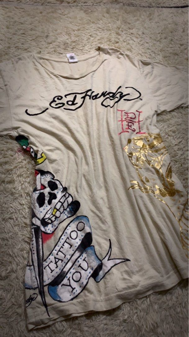 Ed hardy (Category: Tshirts & Polo Shirts ) located in Aloran. Submitted by cowskin_927 (Listing ID 1467595202, Image 3). Description: Edhardy Size small ontag Dimension 20 x 27.