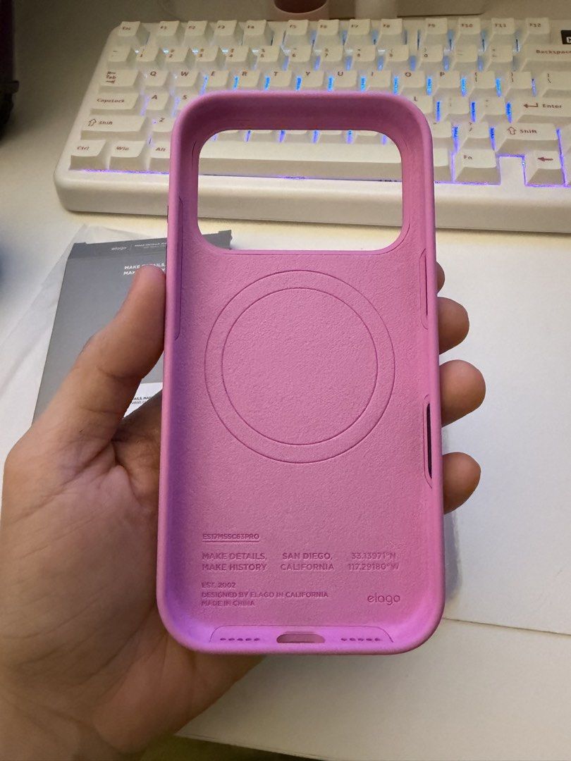 Elago case for Iphone 17 Pro (Category: Cases & Sleeves) located in Imus. Submitted by yummyfinds (Listing ID 1467468993, Image 3). Description: Original Elago case For Iphone 17 Pro.