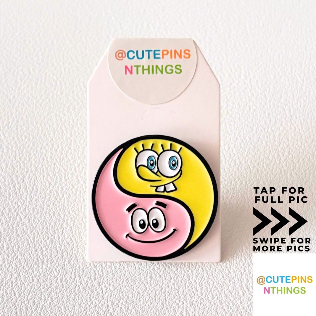 Spongebob Enamel Pins - purchase directly at CO PLAY @ Plaza Sing ...
