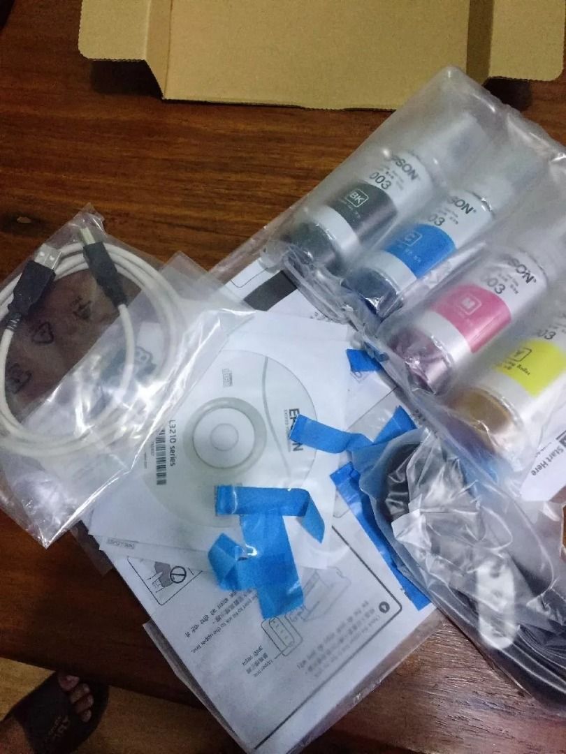 Epson L3210 Printer (Category: Printers, Scanners & Copiers) located in Caloocan City. Submitted by amandai.preloved (Listing ID 1467442846, Image 3). Description: FORSALE RUSH EPSON L3210 3in1 PRINTER 3MONTHS USE NO ISSUE OR ANY HISTORY OF REPAIR COMPLETE W/BOX INCLUSIONS: INKS CORDS BONDPAPERS BOX LOCATION: QUEZON CITY.