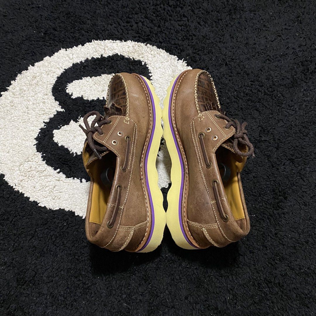 Evisu Boat shoes (Category: Casual Shoes) located in Danao, Cebu. Submitted by sneaks_cebu (Listing ID 1467410807, Image 3). Description: Evisu Boatshoes Size 8us 26cm -no major issues Php 8,850.