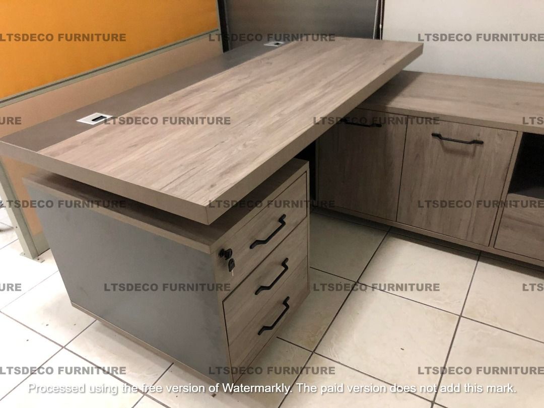 EXECUTIVE TABLE OFFICE FURNITURE OFFICE PARTITION (Category: Office Furniture & Fixtures) located in Quezon City. Submitted by shane.41412f (Listing ID 1467387117, Image 3). Description: " PRICE MAY VARY DEPENDING ON SIZE, MATERIAL, AND CUSTOMIZATION. " --PRICE IS POSTING PURPOSES ONLY!! ✅ INQUIRE NOW! Hi! Are you looking for MODULAR WORKSTATION OFFICE PARTITION, ACCORDION WALL AND DOOR PARTITION, TOILET/URINAL PARTITION and OFFICE FURNITURE SUPP
