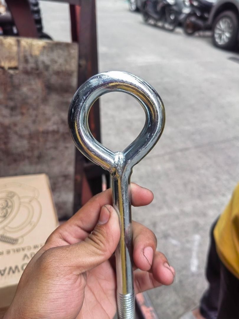Eye bolt Specs: 5/8" x 40cm (Category: Everything Else Others) located in Manila. Submitted by 09171479278_elsie. (Listing ID 1467407815, Image 3). Description: Eye bolt Specs: 5/8" x 40cm.