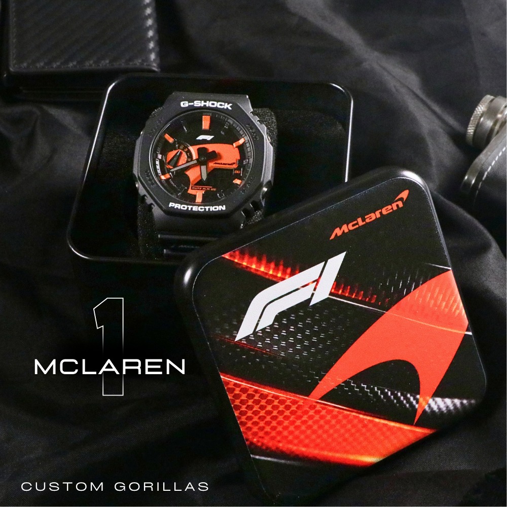 F1 McLaren Custom G-Shock GA-2100 Watch | Special Edition | Custom ...
