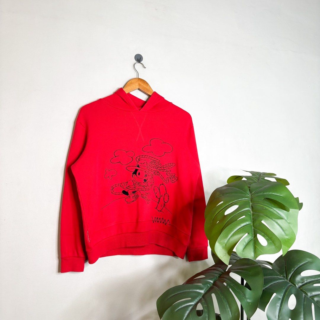 Felix the Cat | Hoodie. (Category: Coats, Jackets and Outerwear) located in Manila. Submitted by bypiecesandstories (Listing ID 1467405296, Image 1). Description: Felix the Cat | Hoodie. 649 PHP 🧡 Perfect Condition Slightly Boxy Fit Can Fit — X Small to Medium Dimensions — W 22.5" L 23.5" A cozy hoodie featuring an embro Felix the Cat graphics on the front. A fun graphic piece that stands out on its own and adds a playful touch to casual outfits