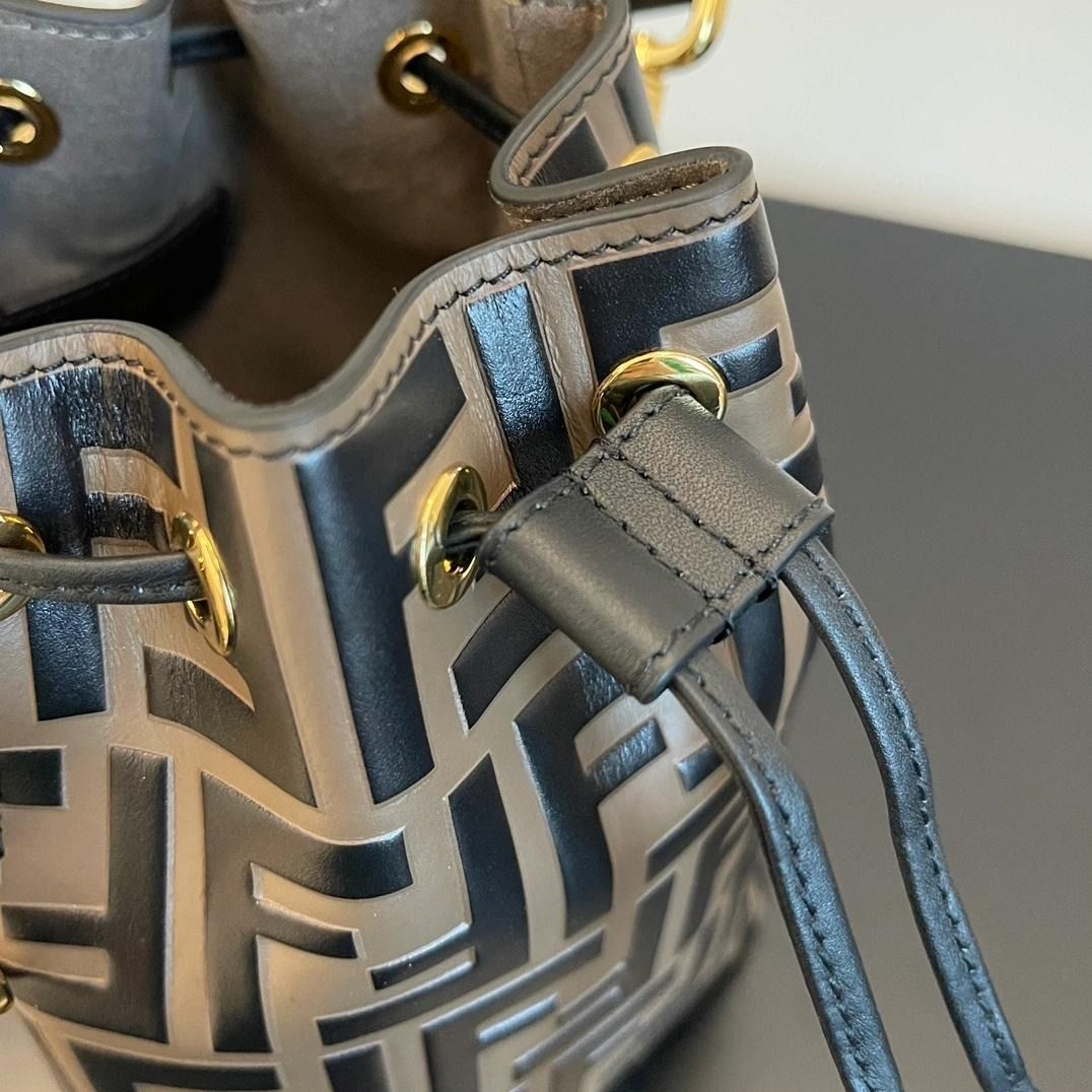 Fendi Mini Mon Tresor FF Bucket Bag, Luxury, Bags & Wallets on Carousell