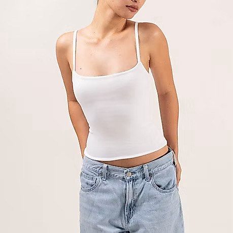 Fhilar Allison Tank Top White (Category: Sleeveless) located in Pasig City. Submitted by mendd (Listing ID 1467453649, Image 1). Description: rfs : wrong size never been used size : medium.