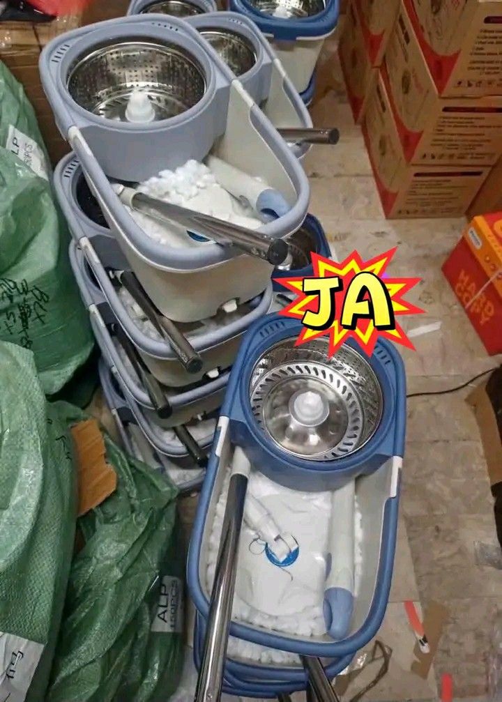 Floating Mop Spinner Bucket Set stainless (Category: Cleaning Tools & Supplies) located in Manila. Submitted by wisecat_f7c143 (Listing ID 1467366941, Image 3). Description: Available!!! Floating Mop Spinner Bucket Set stainless pm me COD via lalamve may shipping fee.