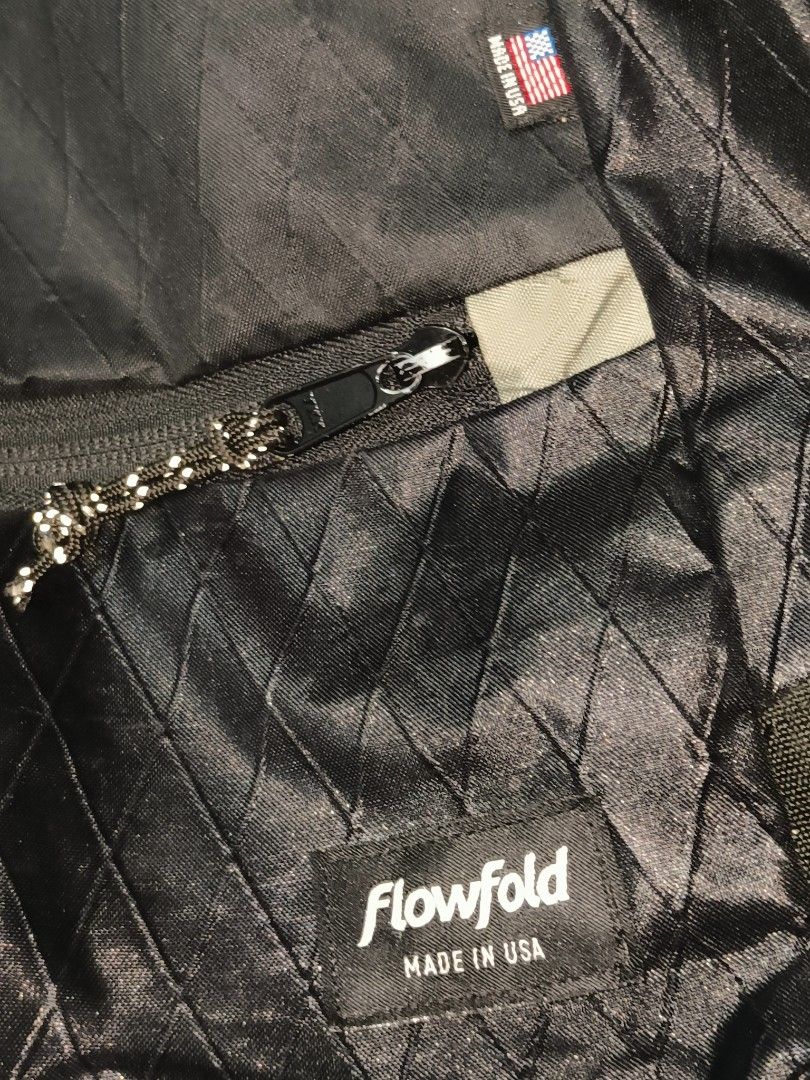Flowfold Black X-Pac Backpack Made in USA (Category: Backpacks) located in Manila. Submitted by bigtym.picker (Listing ID 1467368711, Image 3). Description: FOR SALE!!! Price - 1000 PESOS ONLY NEGO PLS SEE PIC FOR DETAILS. Selling all items AS IS PLS. manage your Expectation We accept shipping nationwide Meetup - BACOOR or near MOA - Brand: Flowfold - Color: Black with diamond ripstop pattern - Material: Ultra-durable X-Pac (Made in USA) - Closur