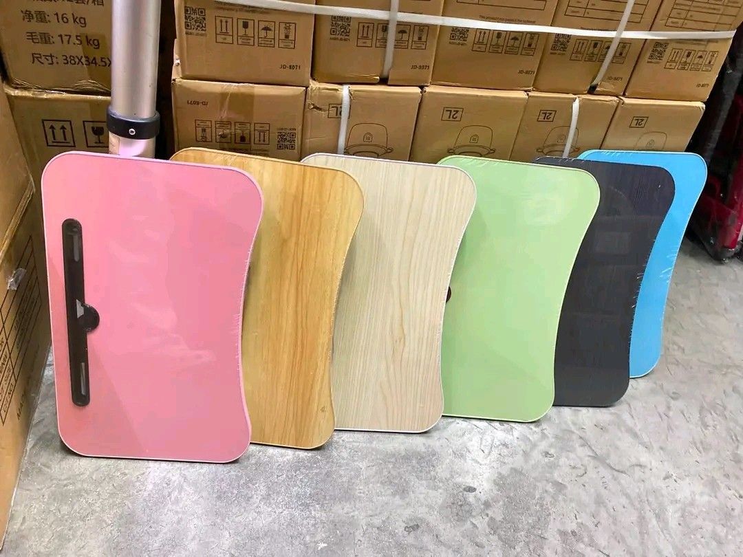 FOLDABLE LAPTOP DESK/STUDY TABLE (Category: Kids Tables & Chairs) located in Manila. Submitted by bambooreye87652 (Listing ID 1467390369, Image 3). Description: 🔥Ws price 👉 250 each ✅ Foldable Laptop Desk Portable Table/mini Desk with Cup Holder Cartoon Study Table For Bed 💥50x30cm OPEN FOR BULK ORDERS😊.