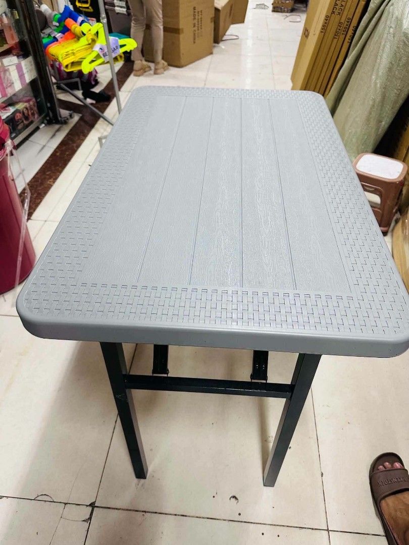 Folding table rattan (Category: Tables & Sets) located in Manila. Submitted by lyfrancois14 (Listing ID 1467524226, Image 1). Description: 60x100cm.