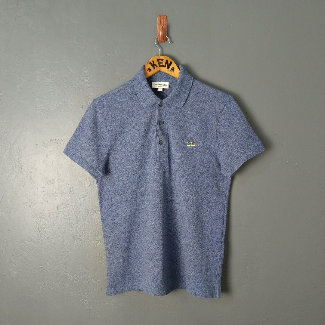 For Men - Lacoste - Slim (Category: Tshirts & Polo Shirts ) located in Bacolod City. Submitted by drop.ph (Listing ID 1467477753, Image 1). Description: Lacoste - Slim Authentic *Size S - 18x25.5 *Excellent *No Flaws *Price: 1,200php *Add SF if outside Bacolod City.
