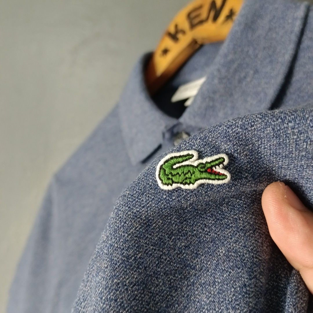 For Men - Lacoste - Slim (Category: Tshirts & Polo Shirts ) located in Bacolod City. Submitted by drop.ph (Listing ID 1467477753, Image 3). Description: Lacoste - Slim Authentic *Size S - 18x25.5 *Excellent *No Flaws *Price: 1,200php *Add SF if outside Bacolod City.