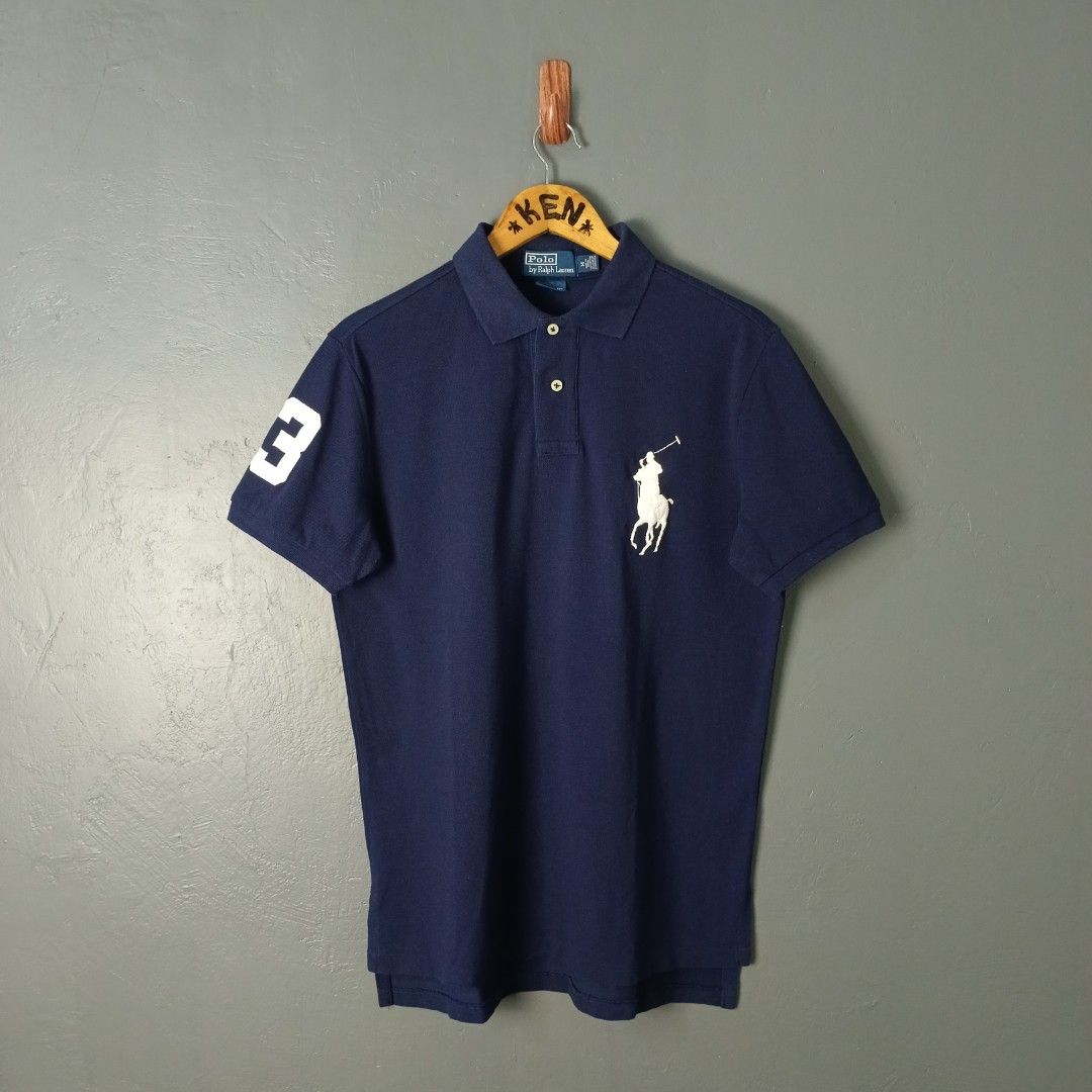 For Men - Ralph Lauren (Category: Tshirts & Polo Shirts ) located in Bacolod City. Submitted by drop.ph (Listing ID 1467492757, Image 1). Description: Ralph Lauren - Big Pony Authentic *Navy *Size M - 20x27.5, 29 Back *Excellent *No Flaws *Price: 1,200php *Add SF if outside Bacolod City .
