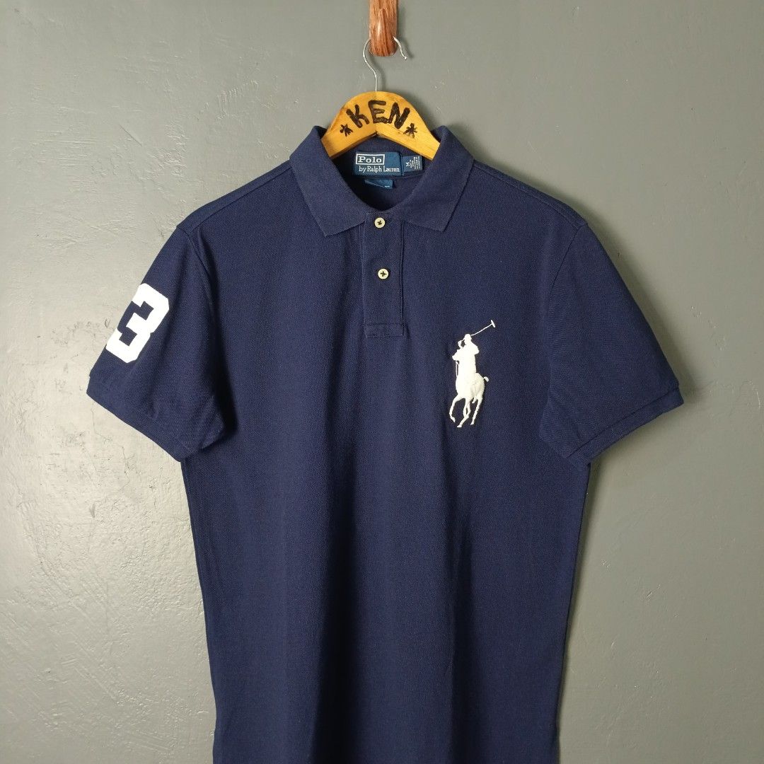 For Men - Ralph Lauren (Category: Tshirts & Polo Shirts ) located in Bacolod City. Submitted by drop.ph (Listing ID 1467492757, Image 2). Description: Ralph Lauren - Big Pony Authentic *Navy *Size M - 20x27.5, 29 Back *Excellent *No Flaws *Price: 1,200php *Add SF if outside Bacolod City .