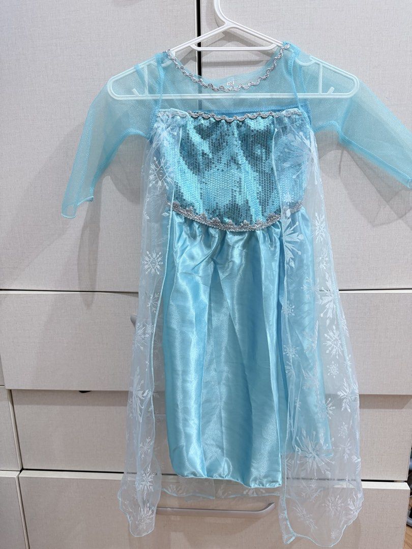 Frozen Elsa Dress (Category: Babies & Kids Fashion) located in Davao. Submitted by yuanmax (Listing ID 1467364806, Image 1). Description: Frozen Elsa Dress (Perfect for Halloween Parties) (Size 100) 3-4 years old Length 81 cm Chest 52 cm Height 100 cm Brand new no tag 300 Location: Davao City SF shouldered by buyer.