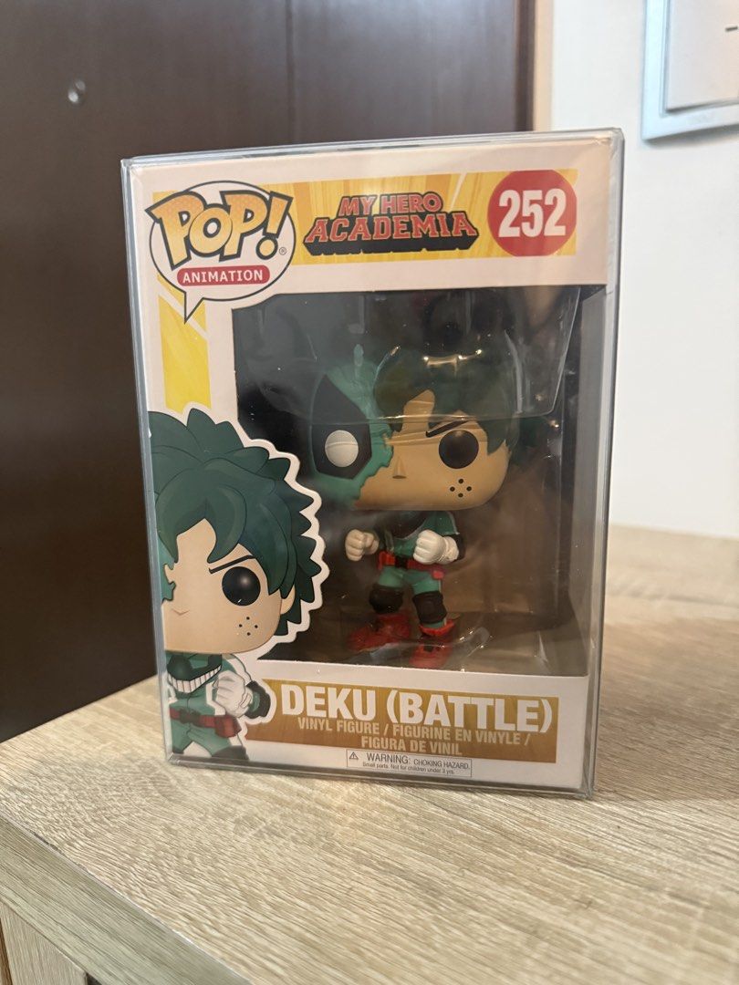 Funko Pop My Hero Academia Deku (Battle) #252 (Category: Figurines & Statues) located in Manila. Submitted by kdollie (Listing ID 1467540487, Image 1). Description: - in good condition - box protector included rfs: decluttering.