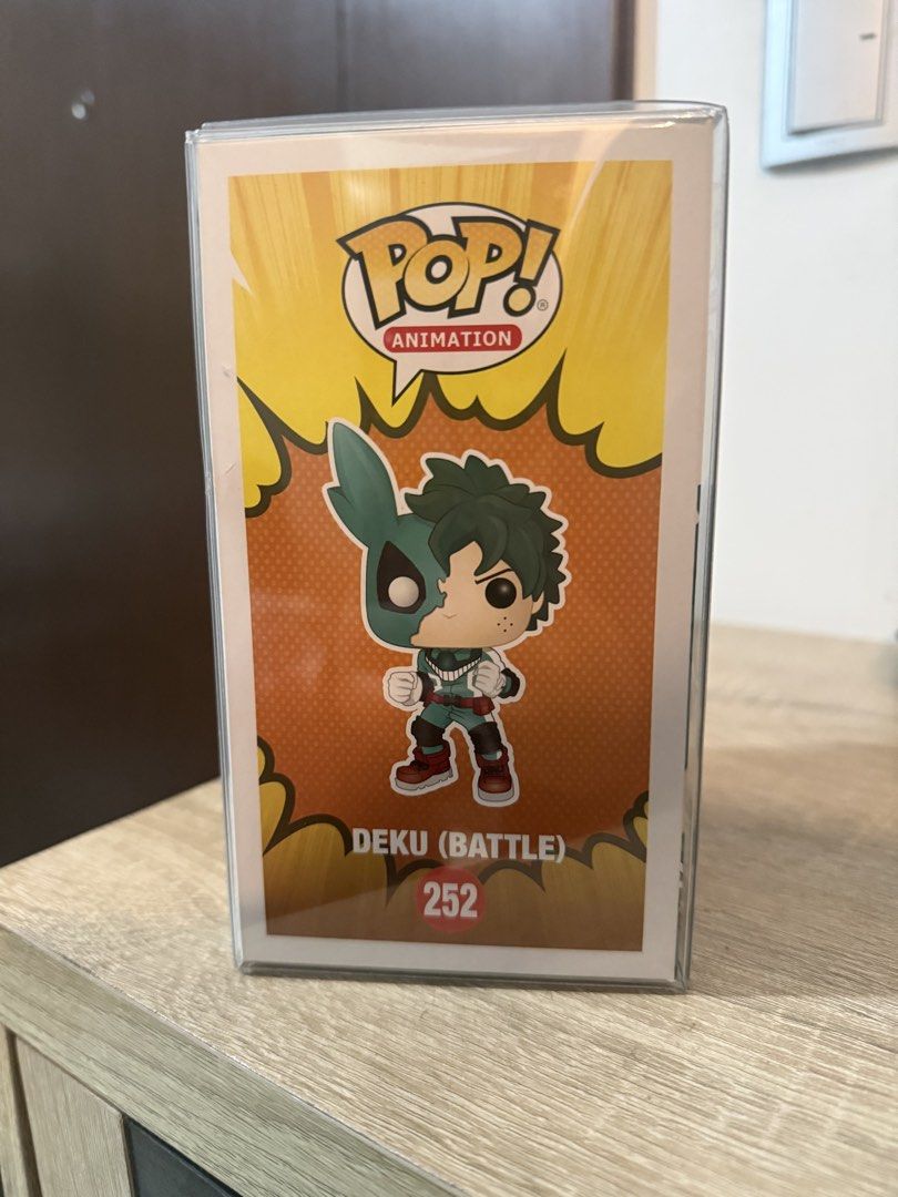 Funko Pop My Hero Academia Deku (Battle) #252 (Category: Figurines & Statues) located in Manila. Submitted by kdollie (Listing ID 1467540487, Image 2). Description: - in good condition - box protector included rfs: decluttering.