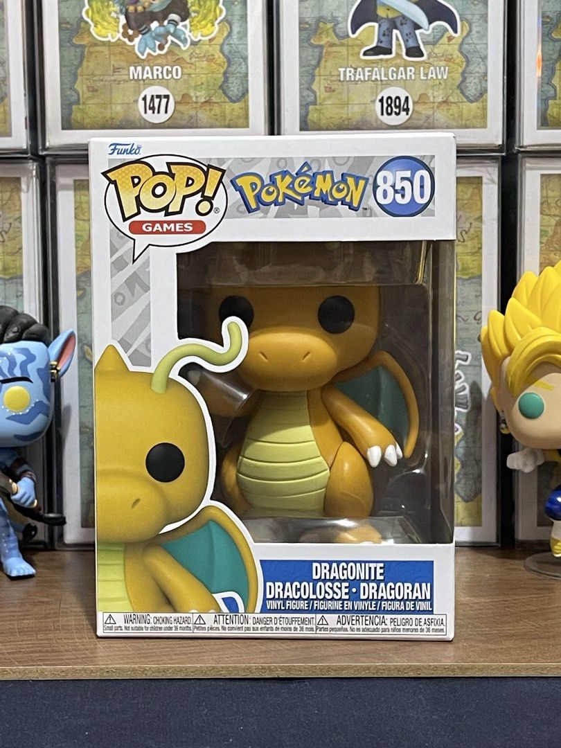 Funko Pop Pokemon Dragonite #850 w/ Protector (Category: Figurines & Statues) located in Manila. Submitted by gusto_ko_toys (Listing ID 1467537213, Image 1). Description: FS: Funko Pop! Games Pokemon Dragonite #850 ✅ Authentic Funko ✅ Comes with Protector ✅ Collector-owned ✅ Display-ready Condition: Light shelf wear may be present. Please refer to photos for your own assessment. 💰 ₱1,299 📍 Pasig City and Lucena City 📦 Shipping available nation