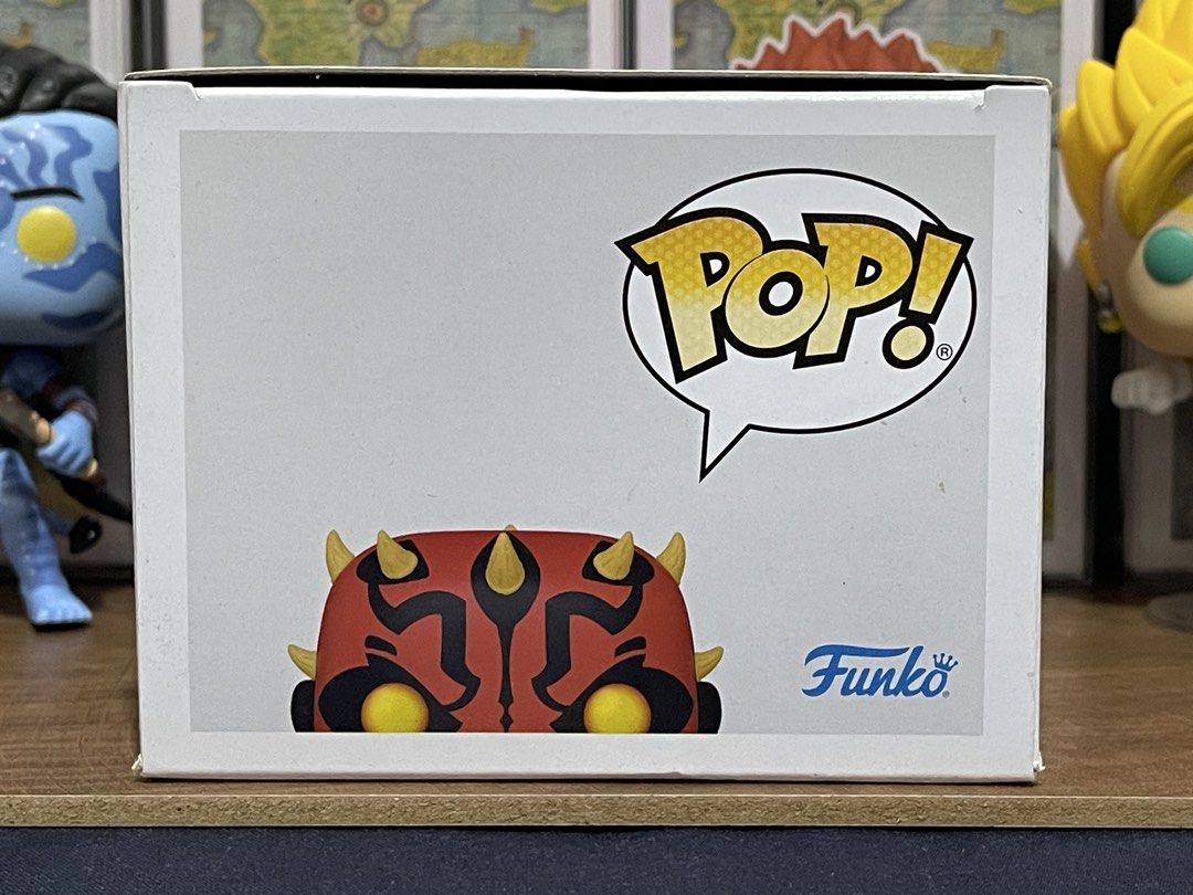 Funko Pop Star Wars Darth Maul #828 w/ Protector (Category: Figurines & Statues) located in Manila. Submitted by gusto_ko_toys (Listing ID 1467443059, Image 2). Description: FS: Funko Pop! Star Wars Maul #828 ✅ Authentic Funko ✅ Comes with Protector ✅ Collector-owned ✅ Display-ready Condition: Light shelf wear may be present. Please refer to photos for your own assessment. 💰 ₱1,199 📍 Pasig City and Lucena City 📦 Shipping available nationwide �