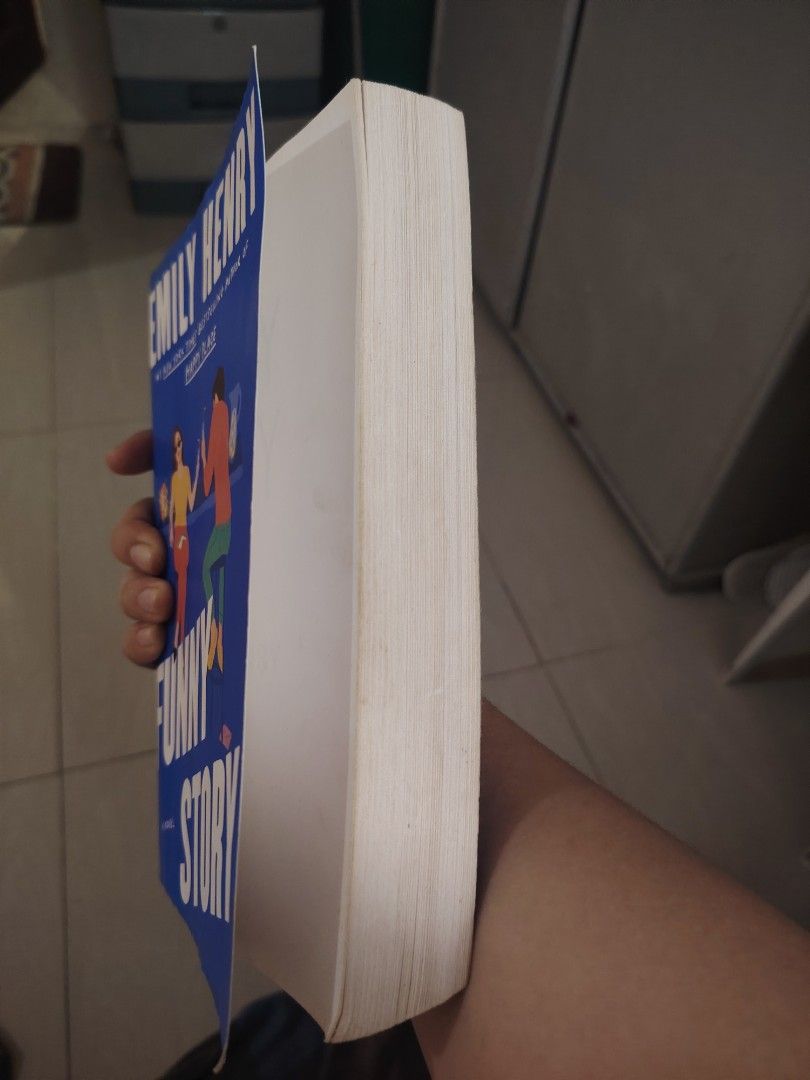 Funny Story by Emily Henry (Category: Children's Books) located in Bulacan. Submitted by soliel.lml (Listing ID 1467368705, Image 3). Description: Preloved Funny Story by Emily Henry - Condition: Read once, minimal wear on spine and cover edges, natambak lang - Pages: Fully intact, has highlight (one page only) .