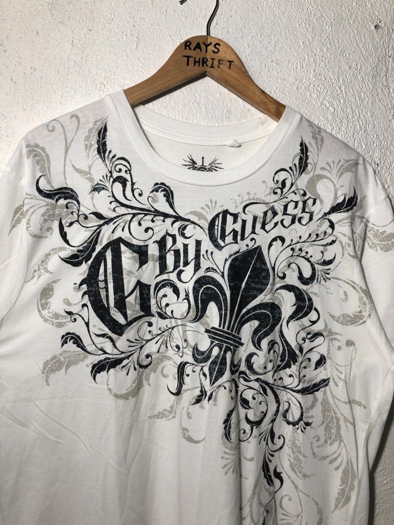 G By Guess Shirt (Category: Tshirts & Polo Shirts ) located in Dumaguete. Submitted by raysthrift (Listing ID 1467497387, Image 2). Description: ✅G By Guess Shirt -21.5x29.5 -9.8/10 Color rate -Excellent condition -issue see last pic one minimal yellow stain washable only .