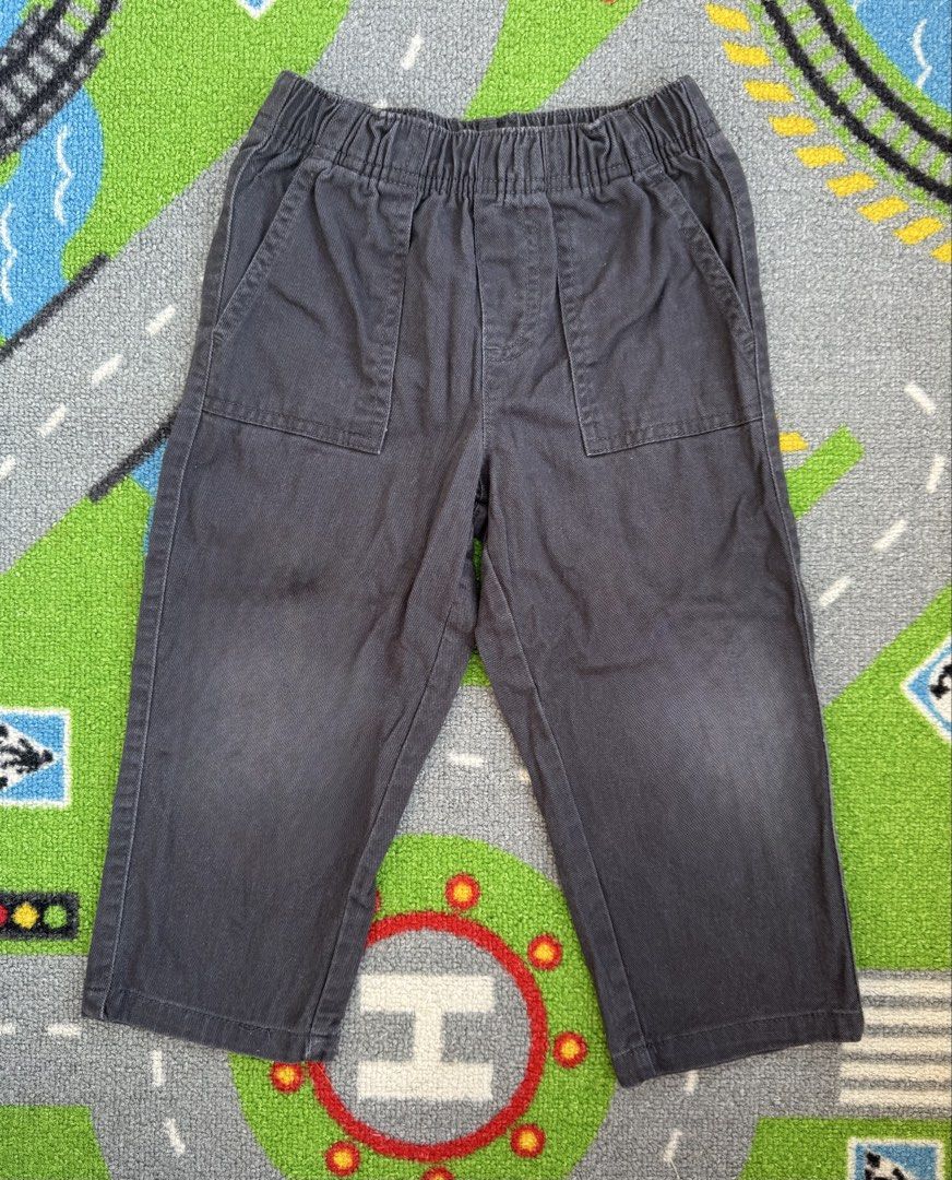 Garanimals Denim Pants (Category: Babies & Kids Fashion) located in Rizal. Submitted by preloovved (Listing ID 1467483943, Image 1). Description: Comfortable pants with an elastic waistband, straight leg cut, and two front patch pockets. Easy pull-on style. Clean and ready to wear! Preloved, 3yo Meet-up only in GB1 San Mateo, Rizal Shipping fee c/o buyer. Tres Marias or J&T express Payment to be sent to me via BPI/BDO/GCASH only. 😁 C-2 .