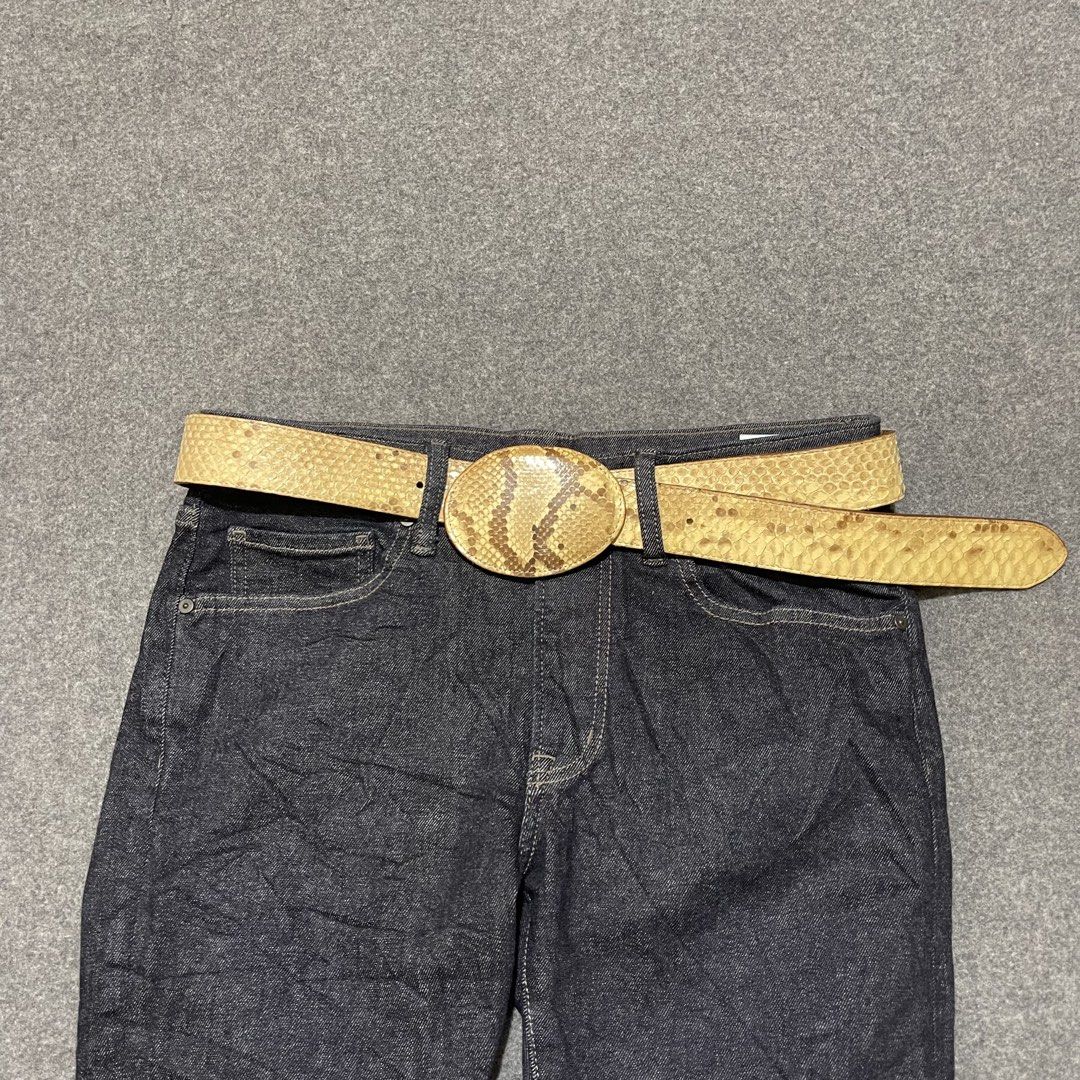 Genuine Classic Python Leather Belt (33-39) (Category: Belts) located in Pasig City. Submitted by _rosasass_ (Listing ID 1467406923, Image 2). Description: Authntic Snake skin Excellent condition Waistline 33-39 Length 47 inch width 1.5 inch.