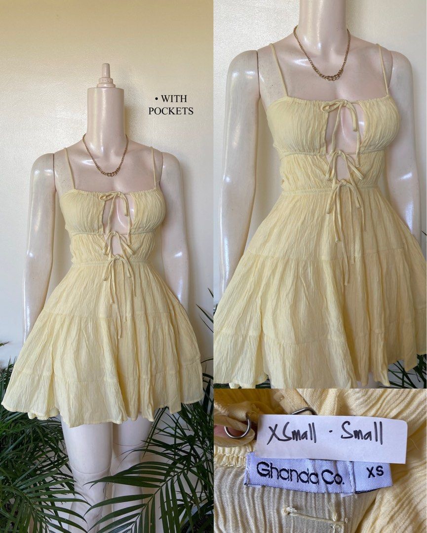 Ghanda Tie Front Dress (Category: Dresses) located in San Juan, La Union. Submitted by aamoracallie_ (Listing ID 1467403003, Image 1). Description: .