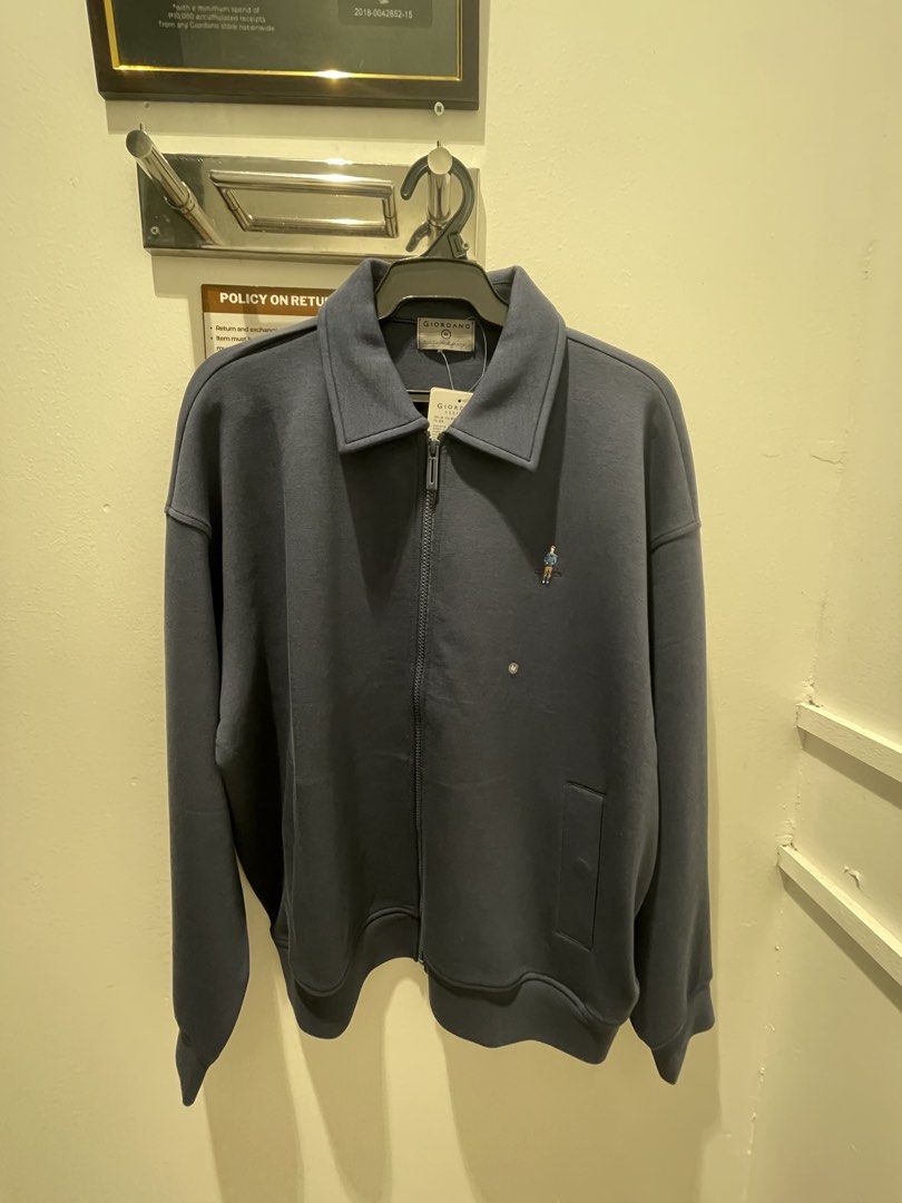 Giordano Ladies Zip-Up Collared Jacket (Category: Coats, Jackets and Outerwear) located in Manila. Submitted by stepsole (Listing ID 1467511402, Image 2). Description: Giordano for men Large and medium Brand new with hang tag and price Original price 3,999 selling it 5k only for 2pcs. .
