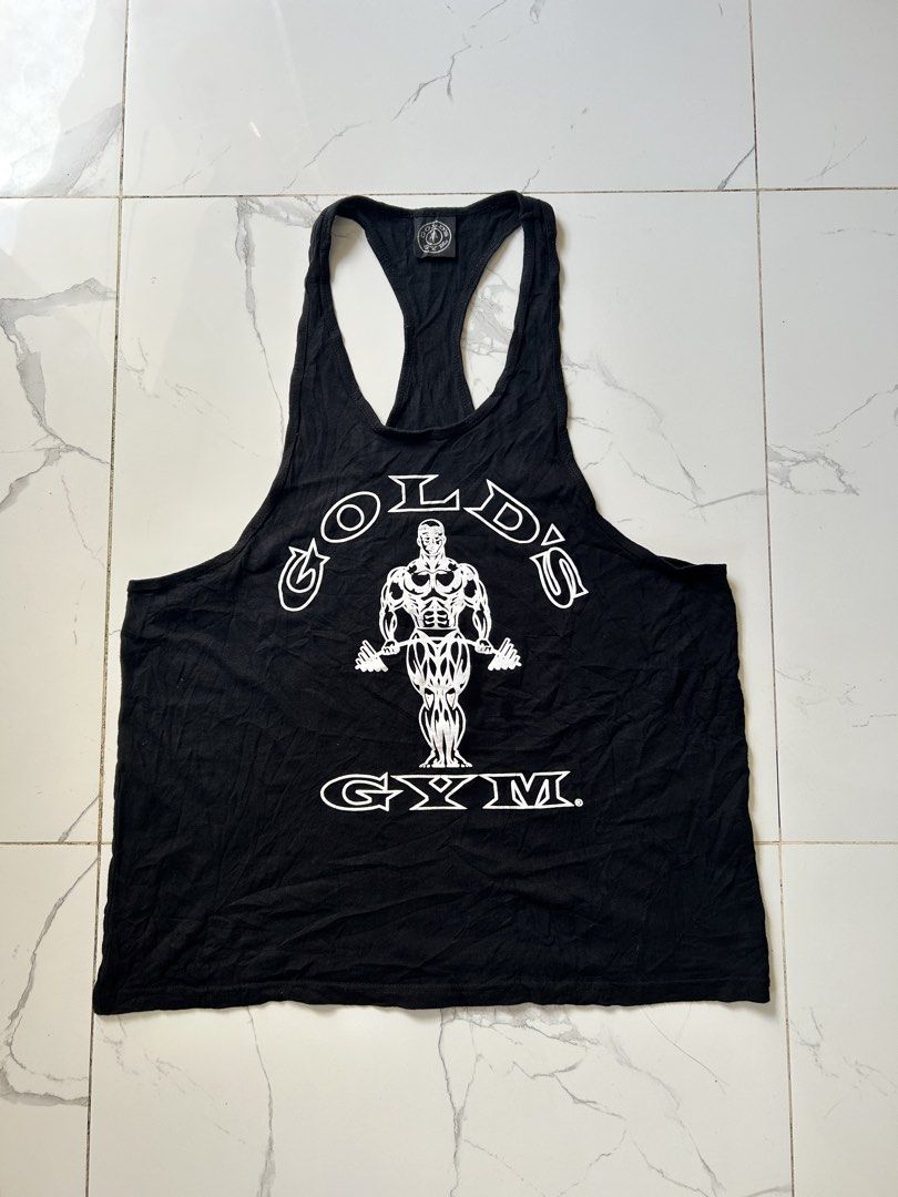 GOLD’S GYM TANK TOP (Category: Activewear) located in Tabaco. Submitted by NanThriftingsss (Listing ID 1467377925, Image 2). Description: GOLD’s GYM TANK TOP Excellent Condition Size: Large on tag (22x30 inches) 9.5/10 Color Rate Minimal crack print 650 plus sf.