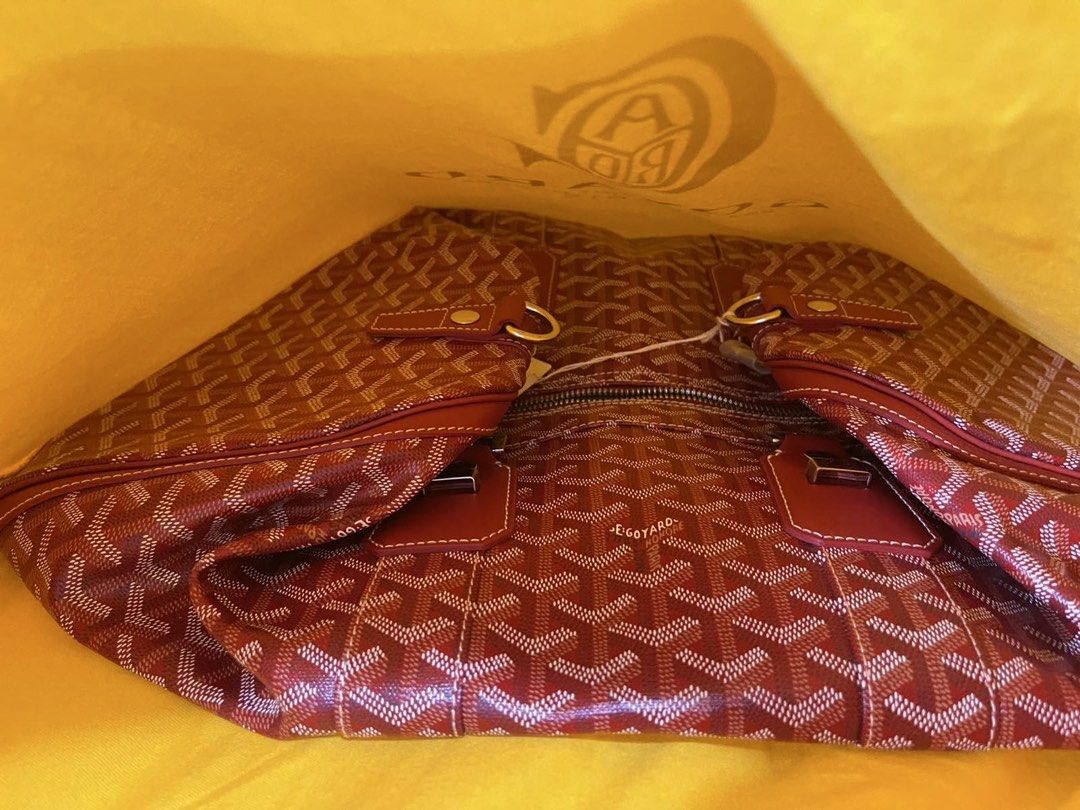 Goyard Bowling 55 Bag (Category: Luxury Bags & Wallets) located in Makati City. Submitted by pre_loved_items_.moon (Listing ID 1467553577, Image 1). Description: Authentic Goyard Bowling 55 Bag | Bought in Japan | 20 length x 15 inches width.