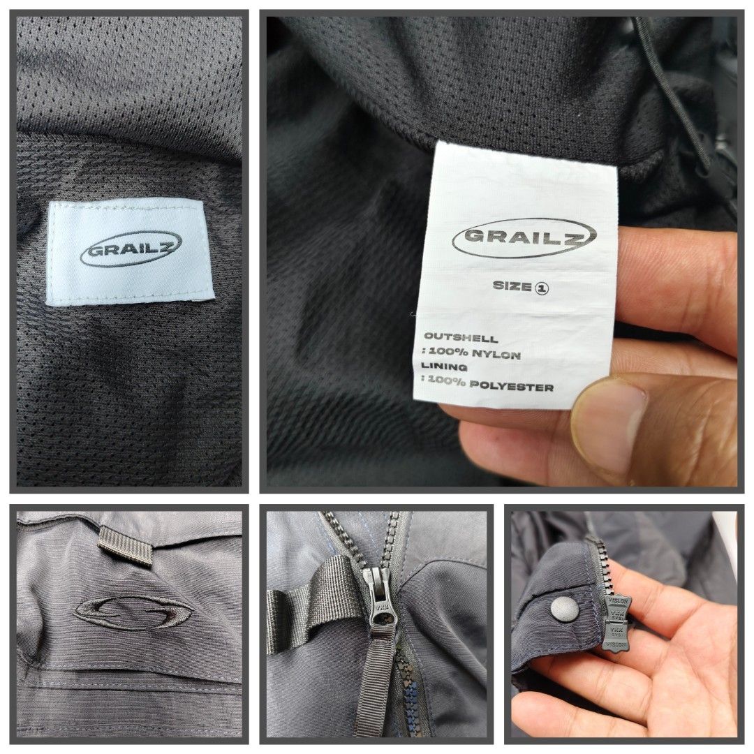 GRAILZ assymetrical technical shell jacket for mens (Category: Coats, Jackets and Outerwear) located in Baguio. Submitted by archival_thrifted.ph. (Listing ID 1467375947, Image 2). Description: FOR SALE‼️ .GRAILZ ASSYMETRICAL TECHNICAL SHELL JACKET FOR MENS .MADE IN JAPAN 🇯🇵 .EXCELLENT CONDITION .SIZE 1 ON TAG .PHP 4700 PLUS SF .❌❌ COP/COD .MOP GCASH .COURIER J&T .BAGUIO AREA .DM FOR SURE BUYER TY.