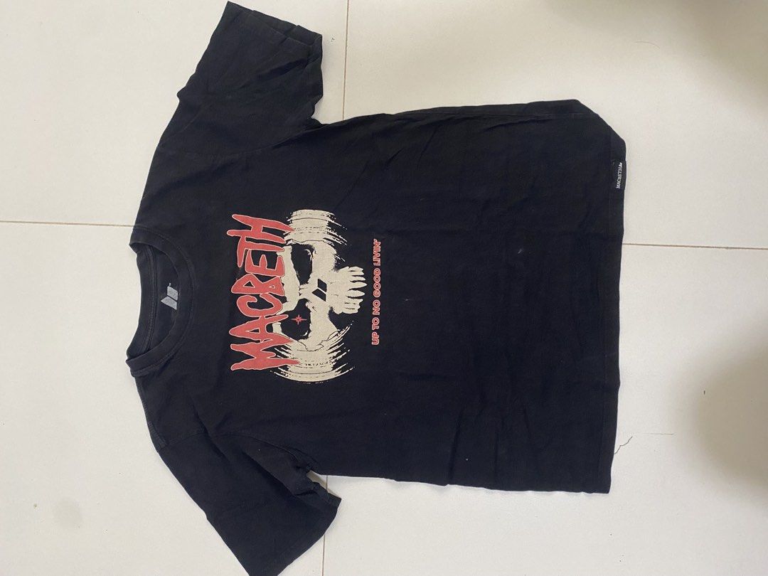 Graphic T-shirts Bundle Armani Jeans Macbeth Guess NASA (Category: Tshirts & Polo Shirts ) located in Imus. Submitted by just.randoms (Listing ID 1467453741, Image 3). Description: - Quantity: Bundle of 9 casual graphic t-shirts (320 for all) - Brands include: Armani Jeans, Macbeth, Guess, Jack Daniel's, Disney Mickey Mouse, Giordano, and NASA - Colors: Assorted (Black, Grey, White, Navy Blue) - Design: Various chest prints and logos - Condition/