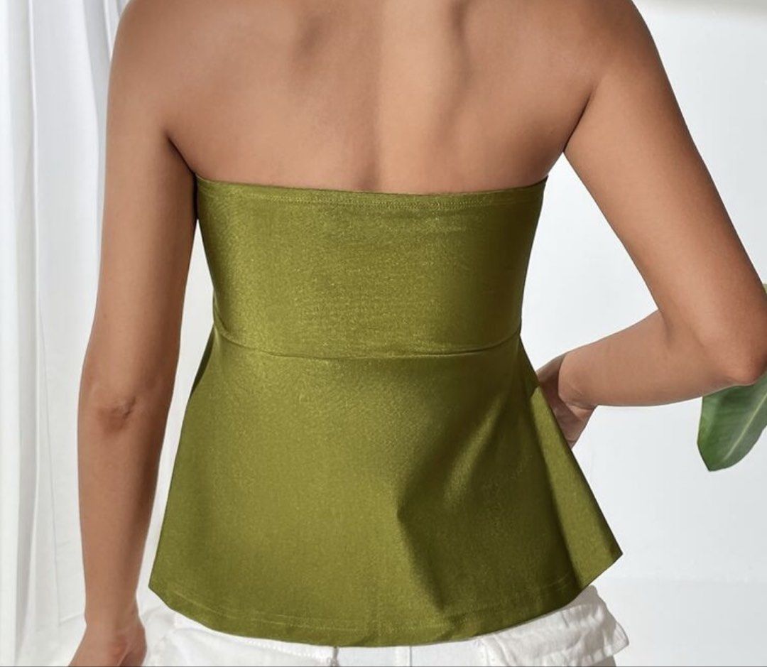 Green Tube Top (Category: Sleeveless) located in Tacloban City. Submitted by rairai_21 (Listing ID 1467549161, Image 2). Description: .