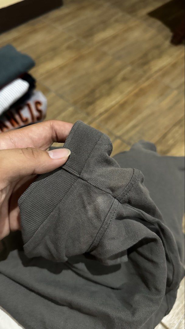 GREY BOSS POLO SHIRT (Category: Tshirts & Polo Shirts ) located in Manila. Submitted by urban.vintage (Listing ID 1467556863, Image 2). Description: ISSUE: SEE THE PICS FOR ISSUE (NEED WASH) MOP :GCASH (NO COD) SHIP VIA: LALAMOVE & J&T LOCATION: PASIG CITY LENGTH: 31 WIDTH :25.
