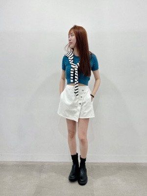 GU - Denim Wrap Skort White (Category: Shorts) located in Cavite. Submitted by hand.picked (Listing ID 1467486037, Image 2). Description: GU - Denim Wrap Skort White Size: Xsmall 26” Waistline 13” Length 11” Leg Opening Condition: Excellent.