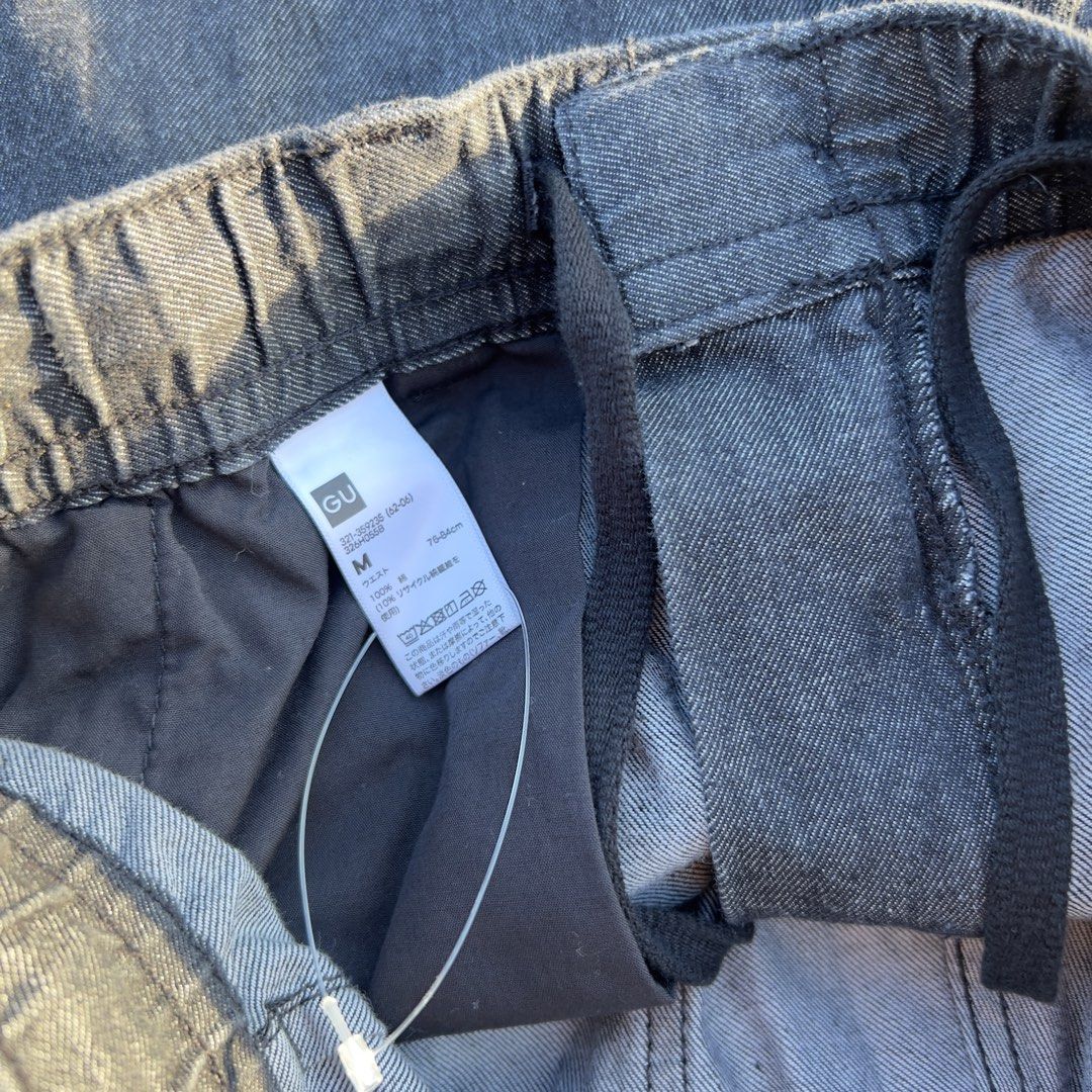 GU Raw Denim Barrel Leg Pants (Category: Jeans) located in Puerto Princesa. Submitted by jdthrifts (Listing ID 1467404687, Image 3). Description: Dimes: Waist- 30-32 Length: 38.5 Hem: 10.