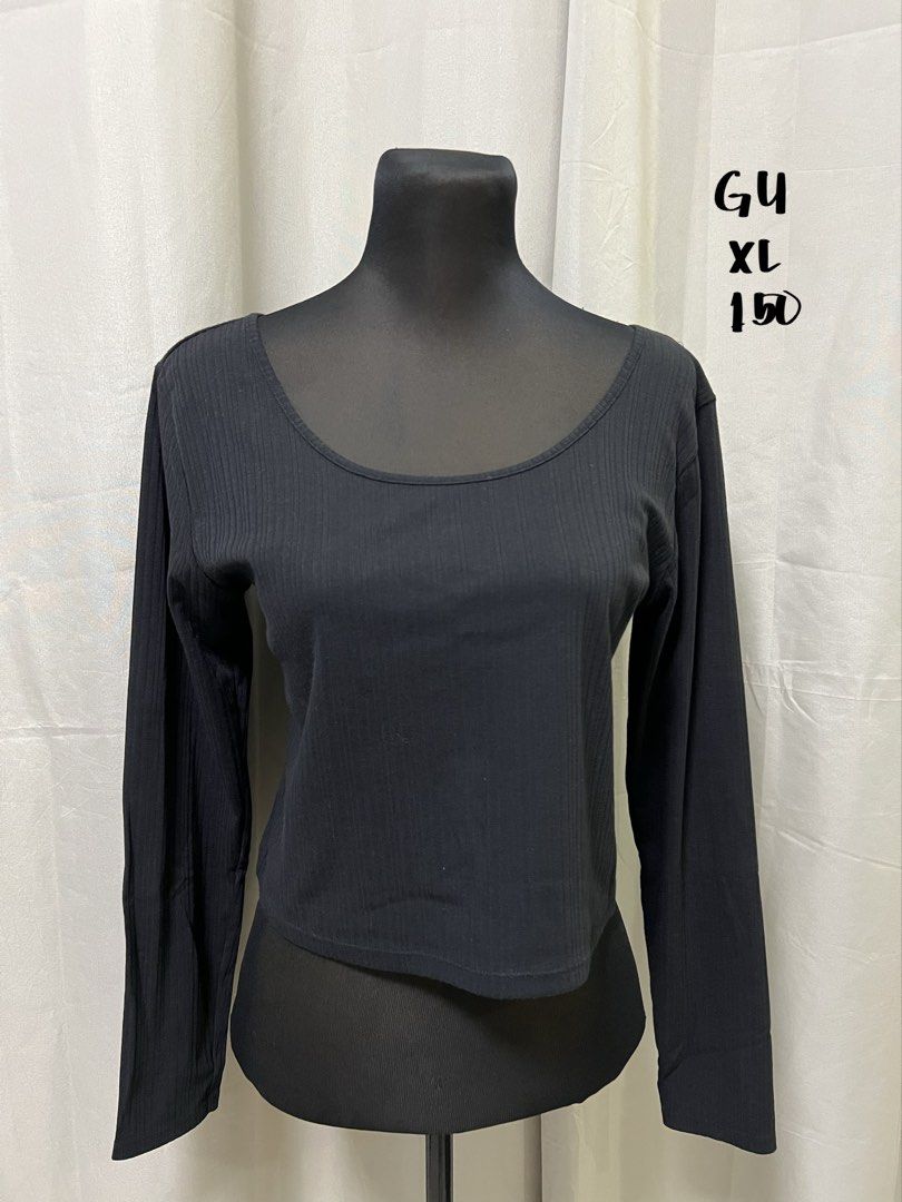GU ribbed crop top (Category: Longsleeves) located in Las Pinas. Submitted by jilanah (Listing ID 1467570176, Image 1). Description: .