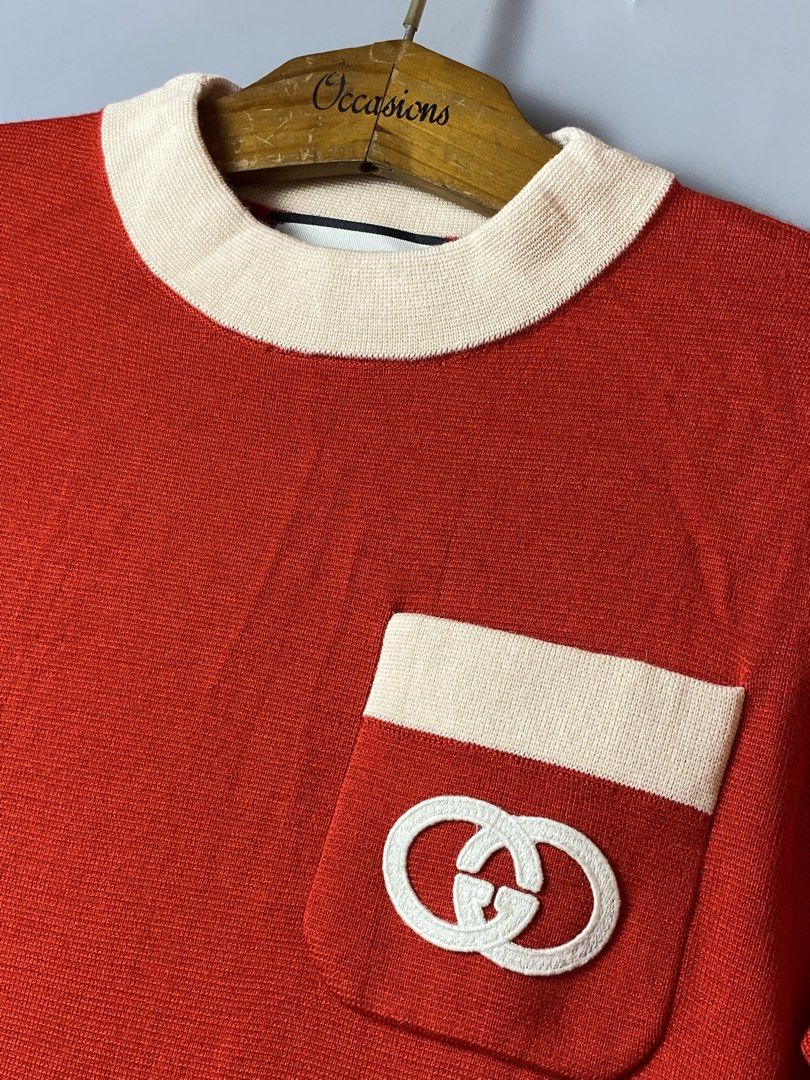 GUCCI GG Dresses (Category: Dresses) located in Quezon City. Submitted by loloyz123 (Listing ID 1467404818, Image 2). Description: GUCCI GG knit Dresses Condition: Very good Color rate: 10/10 Color: Red Size: Medium .