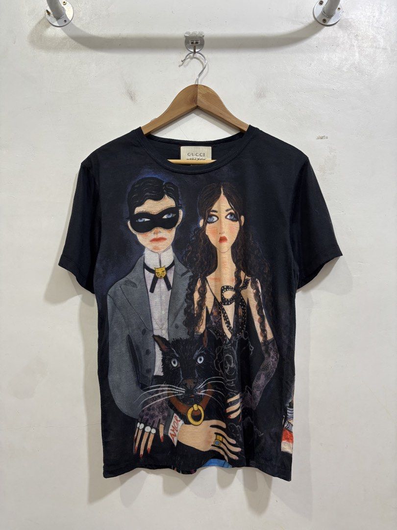 Gucci❌Unskilled Worker (Category: Luxury Apparel) located in Taytay. Submitted by leanmark103093 (Listing ID 1467542541, Image 2). Description: GUCCl❌UNSKILLED W0RKERS All Over Print Tee XS on tag W20 L26 Excellent Condition No issue 📩📩📩📩.