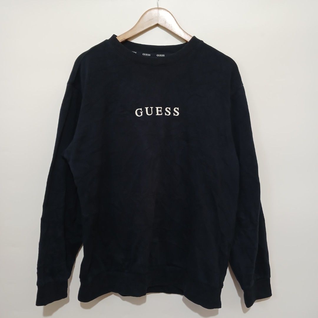 GUESS PULLOVER (Category: Coats, Jackets and Outerwear) located in Ozamiz City. Submitted by 2nd.sight (Listing ID 1467444421, Image 1). Description: *needs wash b4 wearing (fresh from bale) *navy size: xl w: 24 l: 28 excellent.