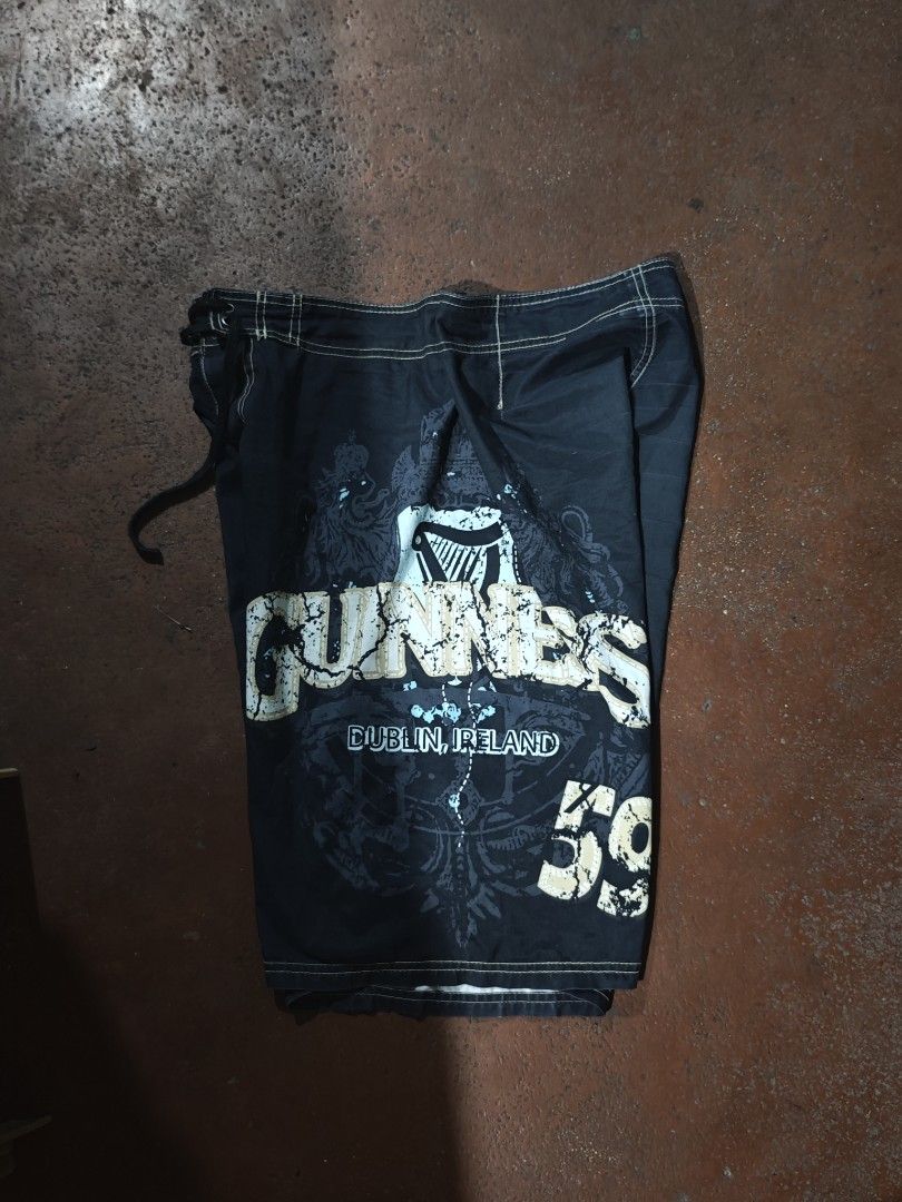 Guinness Y2K board short (Category: Shorts) located in Calauag. Submitted by erv_1n (Listing ID 1467404500, Image 2). Description: Size 34-32.